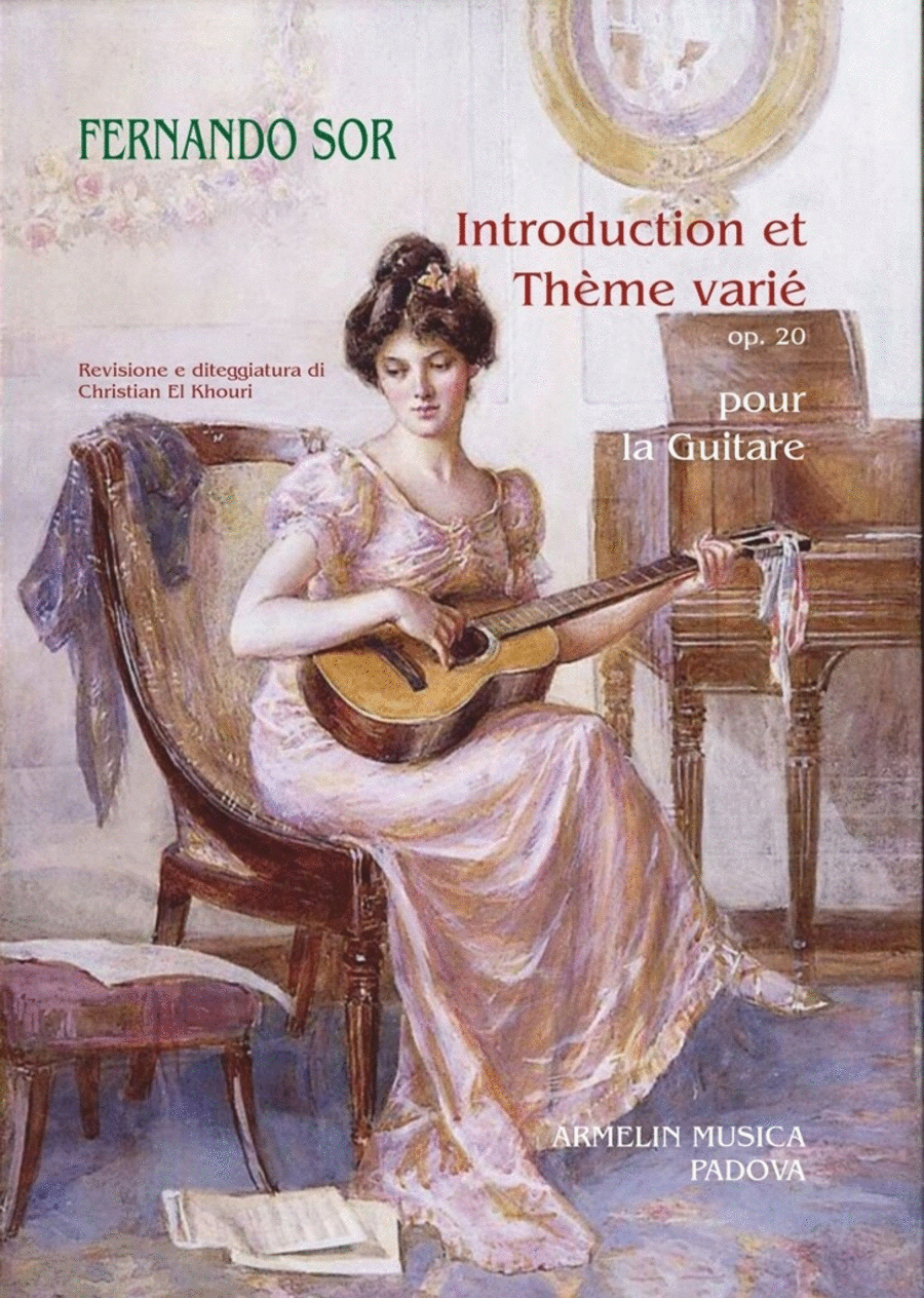 Introduction et Thème varié pour la Guitare, op.20 Guitar scores gallery preview page 1