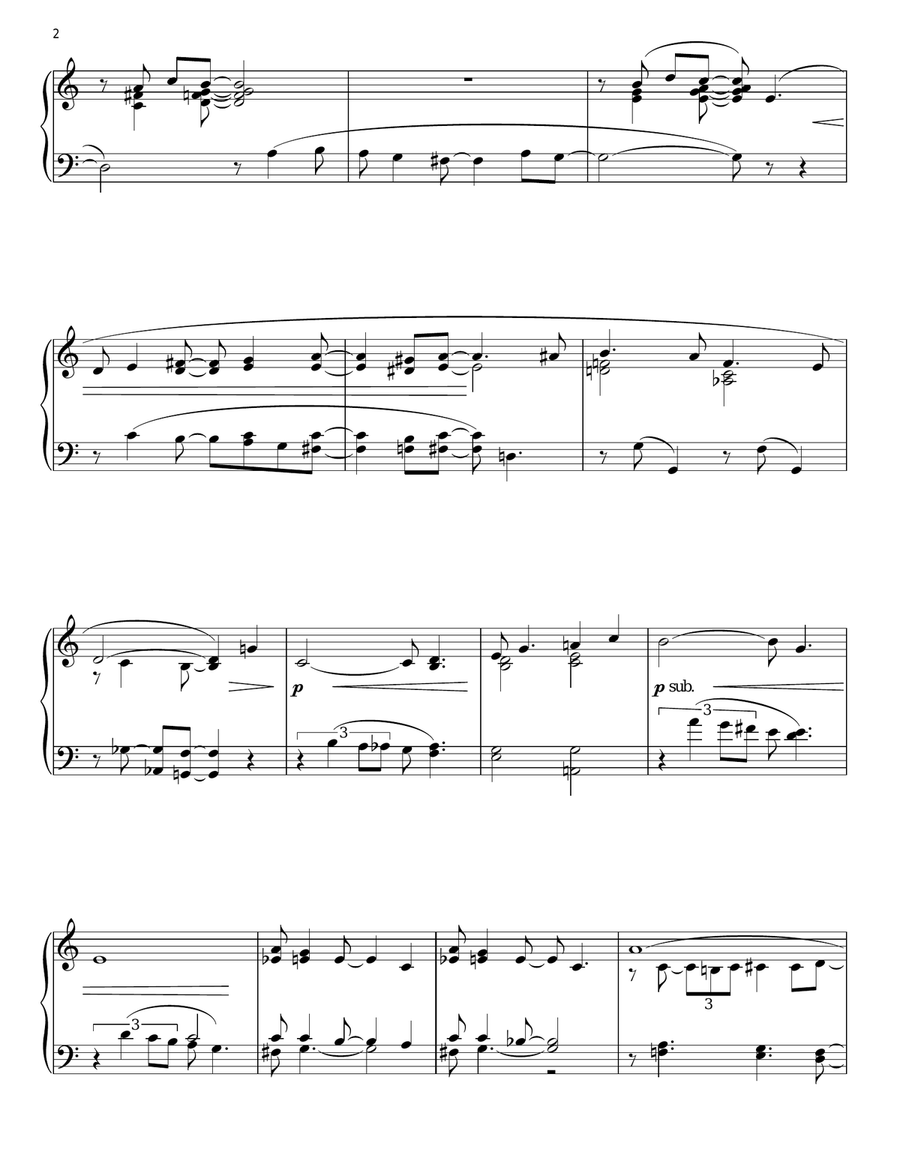 I Saw Mommy Kissing Santa Claus Piano Solo scores gallery preview page 2
