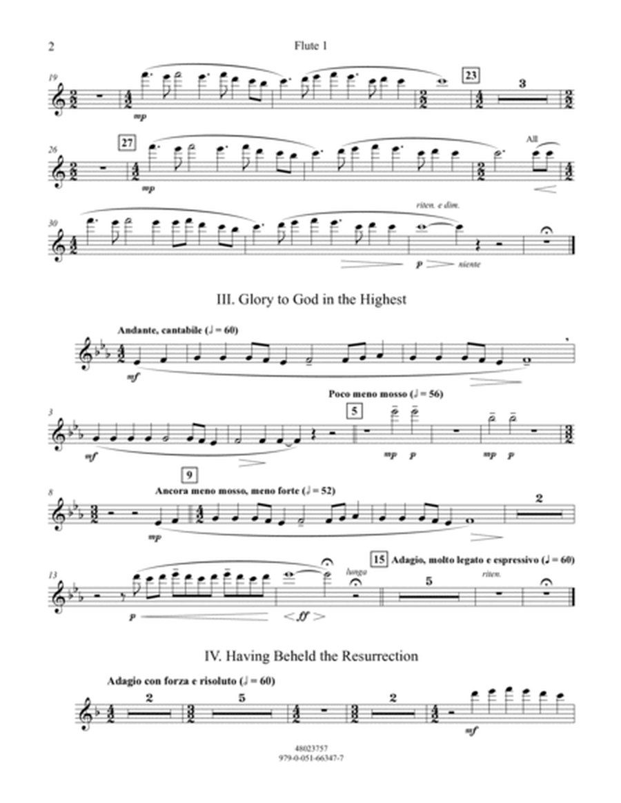 Suite from All-Night Vigil (Vespers) - Flute 1