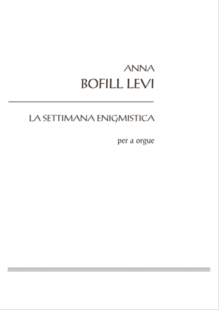 La settimana enigmistica Organ Solo scores gallery preview page 3