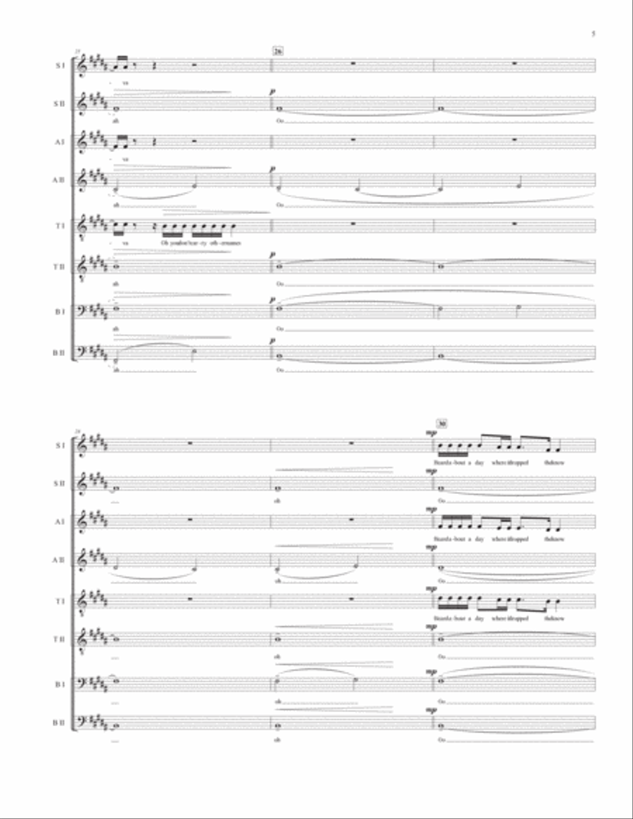 Heavenly Father 4-Part scores gallery preview page 6