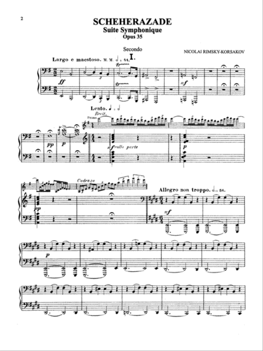 Scheherazade (Suite Symphonique, Op. 35) Small Ensemble scores gallery preview page 3
