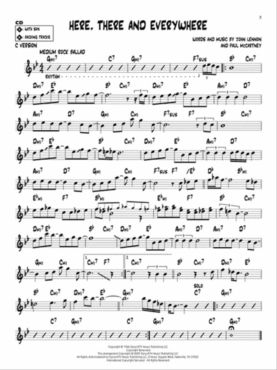 Maybe I'm Amazed C Instrument scores gallery preview page 5