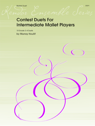 Book cover for Contest Duets For Intermediate Mallet Players