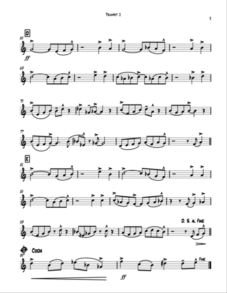 Four Four Brass Ensemble scores gallery preview page 6