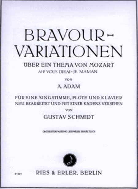 Bravour Variations Mozart Theme