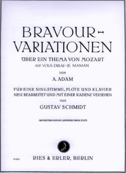 Bravour-Variationen Über Ein Thema Von Mozart