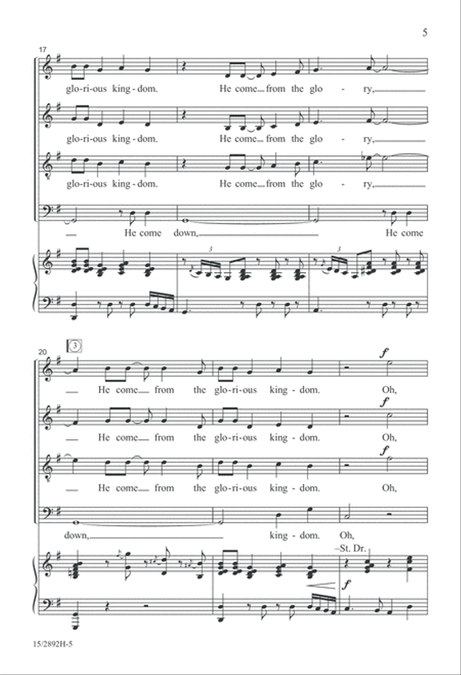 The Virgin Mary Had a Baby Boy 4-Part scores gallery preview page 6