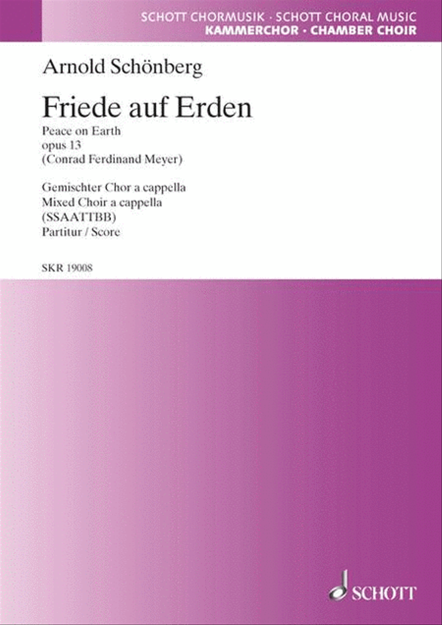 Friede auf Erden, Op. 13 Divisi scores gallery preview page 1