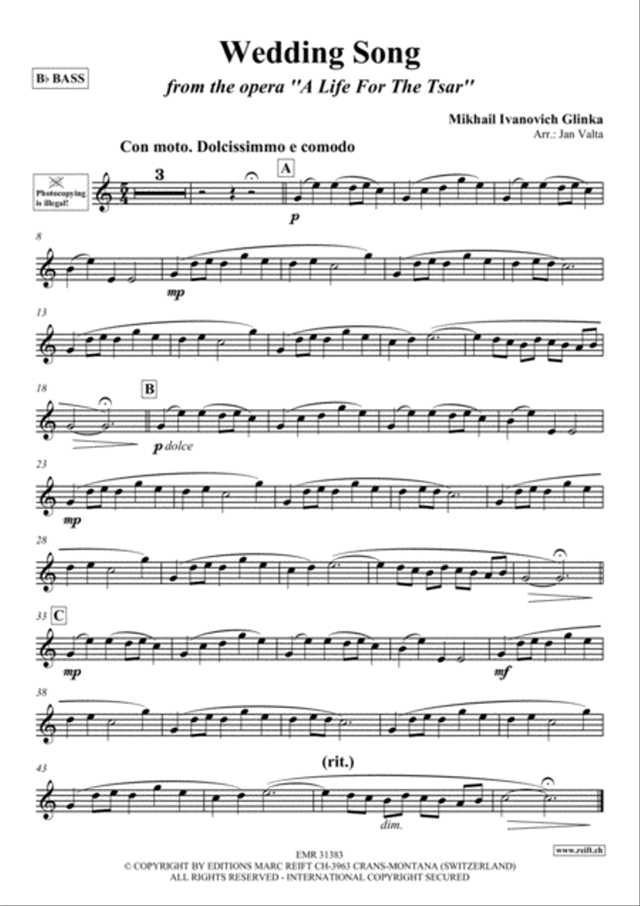 Wedding Song Piano Accompaniment scores gallery preview page 2