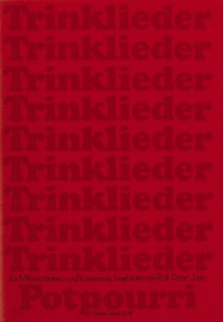 Trinklieder-Potpourri TTBB scores gallery preview page 1