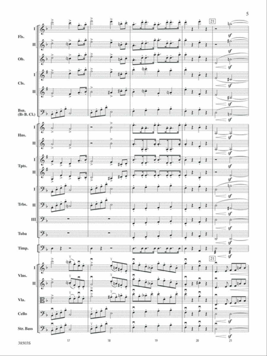 Tragic Overture: Score Full Orchestra scores gallery preview page 5