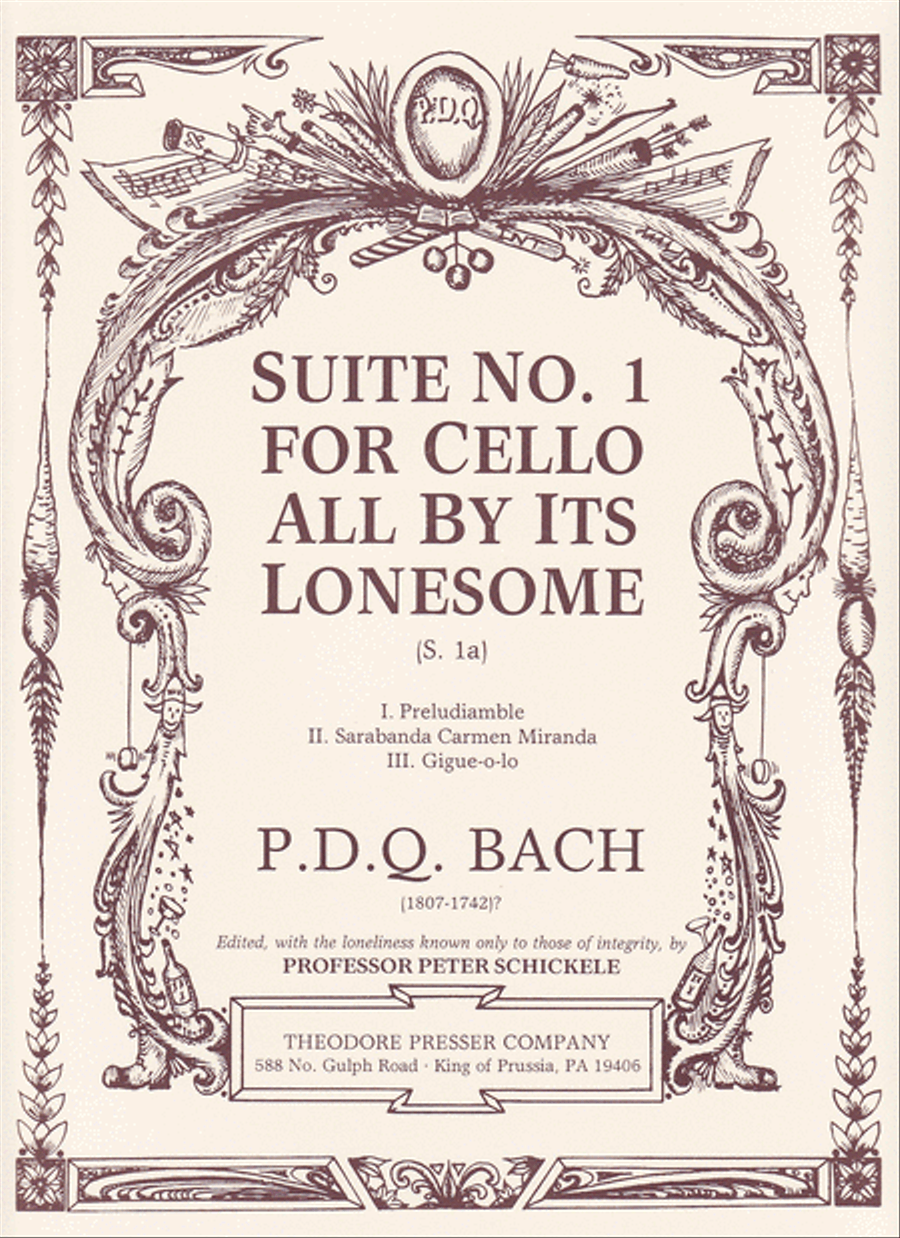 Suite No. 1 for Cello All By Its Lonesome