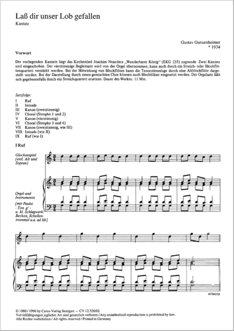 Lass dir unser Lob gefallen 2-Part scores gallery preview page 10