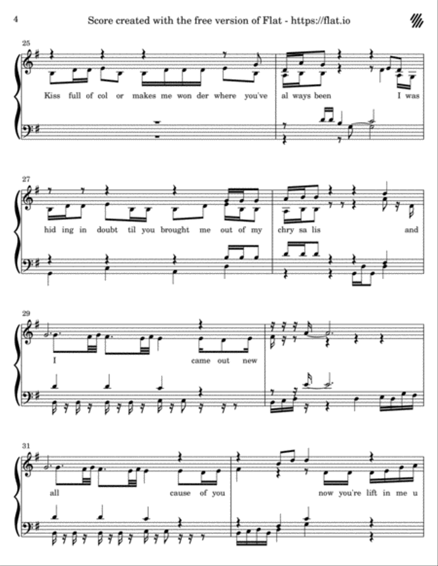 Butterflies 4-Part scores gallery preview page 4