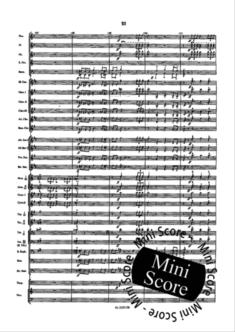 Le Roi D'Ys Concert Band scores gallery preview page 29