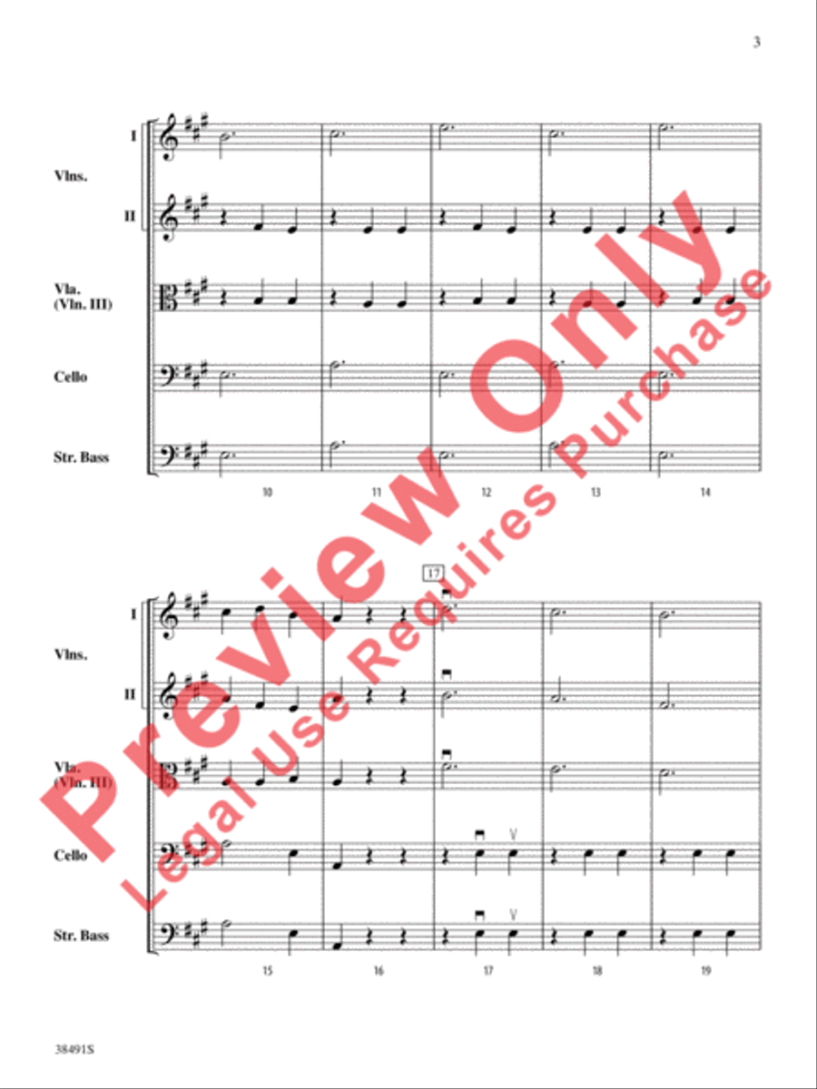 Western Dreams String Orchestra scores gallery preview page 4
