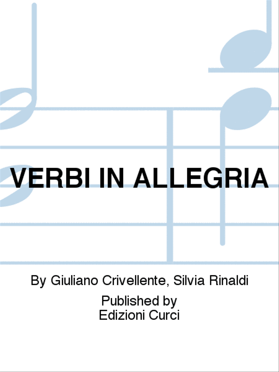 VERBI IN ALLEGRIA School and Community scores gallery preview page 1
