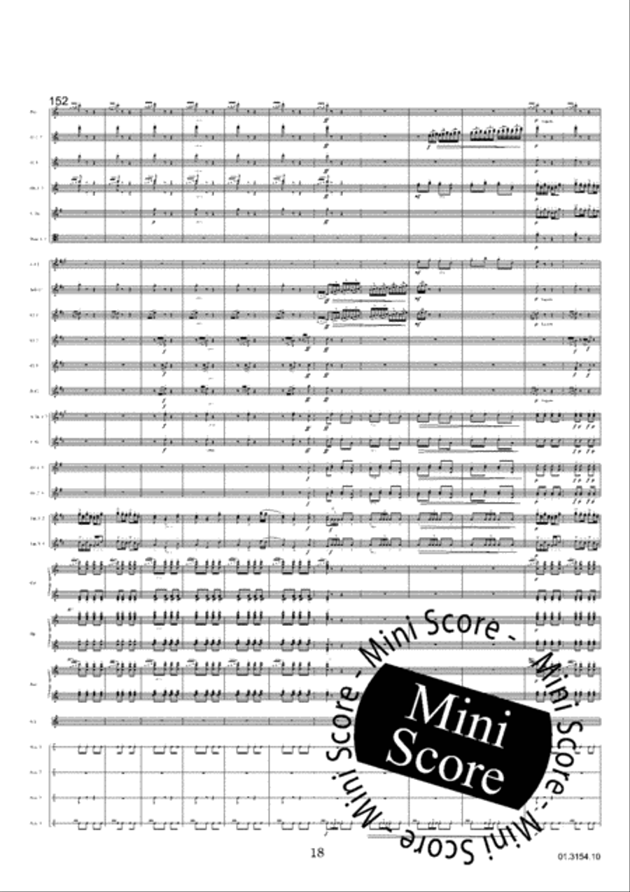 Pini di Roma Concert Band scores gallery preview page 24