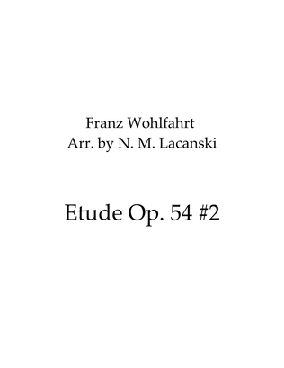 Etude Op. 54 #2