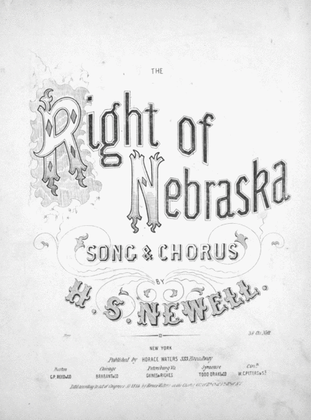 The Right of Nebraska. Song & Chorus