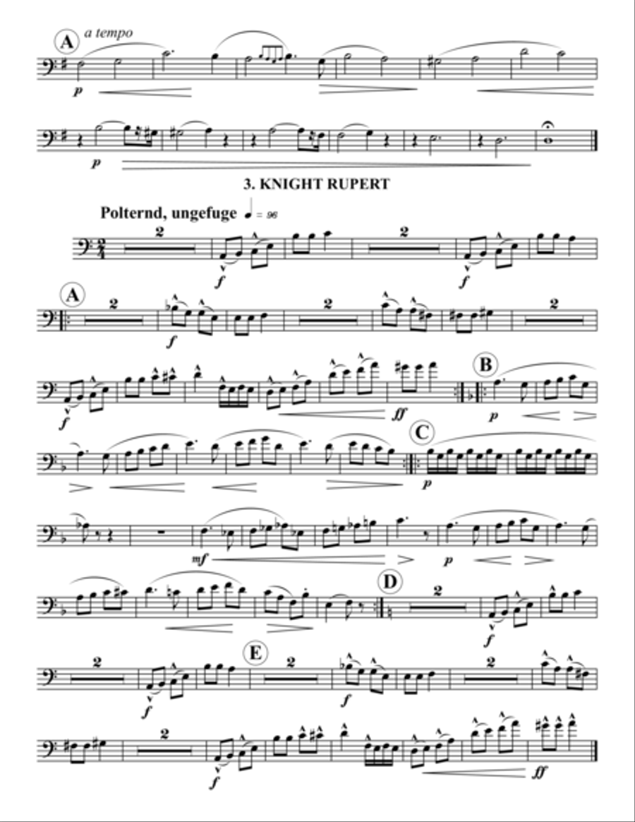 A Schumann Sampler Tuba Quartet scores gallery preview page 6