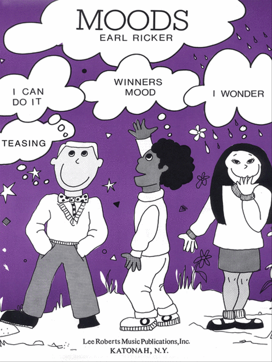 Moods - Levels II-III, (Teasing, I Wonder, I Can Do It, Winner's Mood) Piano Method scores gallery preview page 1