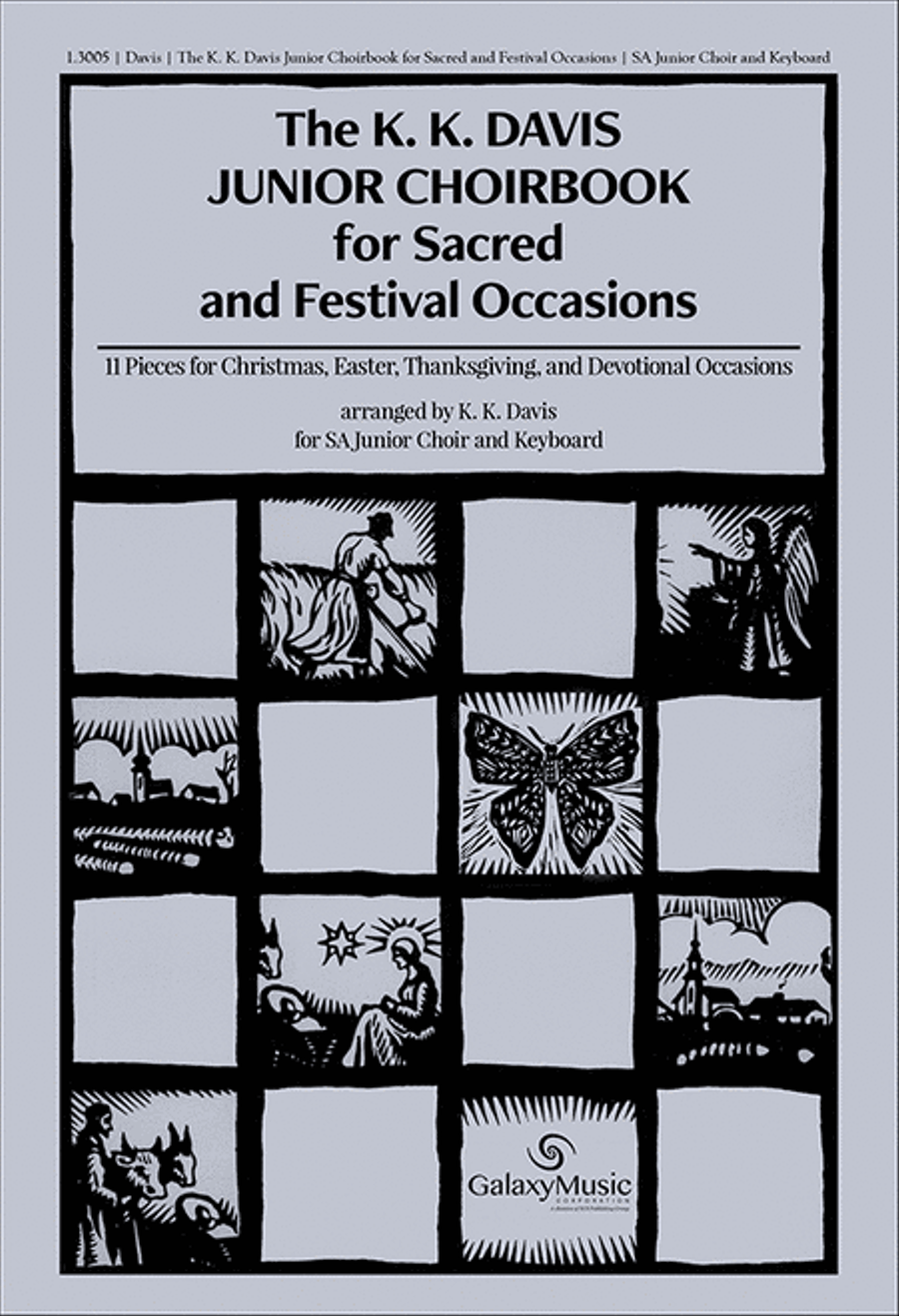 The K. K. Davis Junior Choir Book for Sacred and Festival Occasions SA scores gallery preview page 1