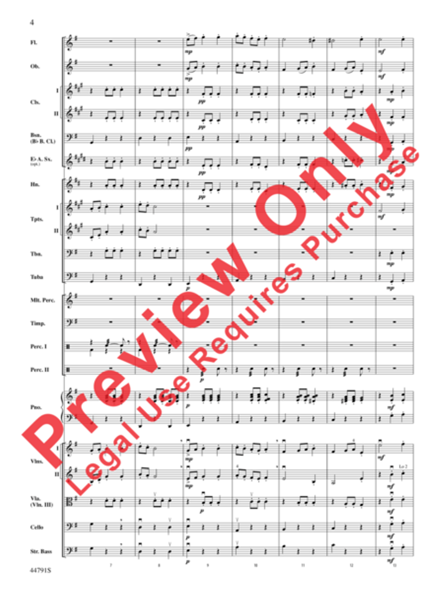 Danse des Ghazies Full Orchestra scores gallery preview page 5