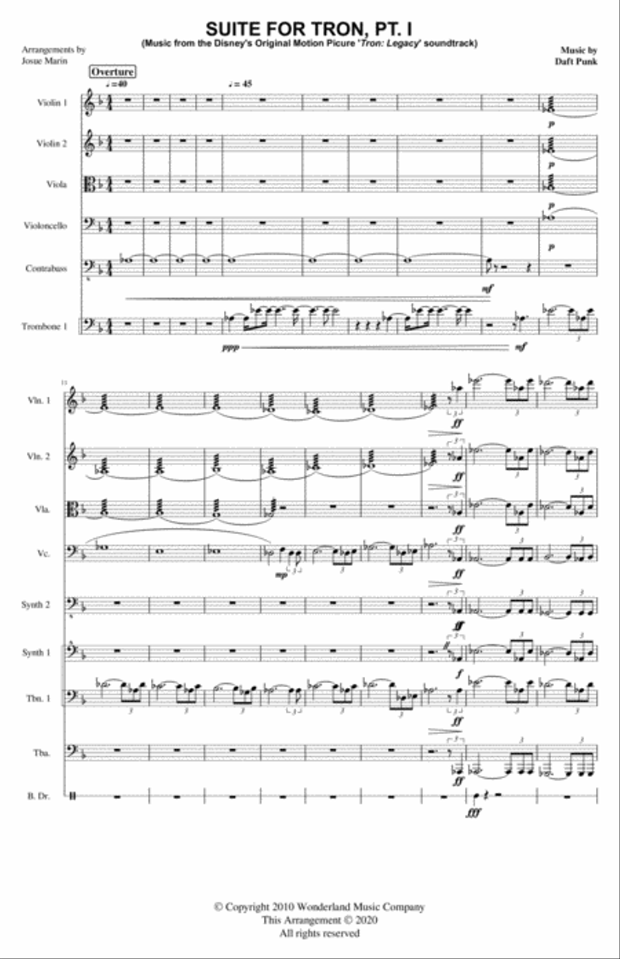 The Game Of Love Bassoon scores gallery preview page 1