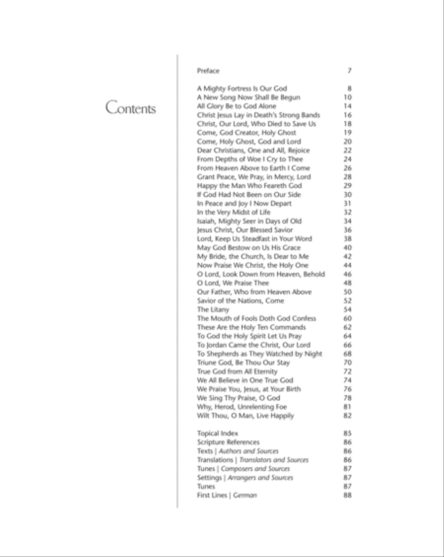 The Hymns of Martin Luther 4-Part scores gallery preview page 4