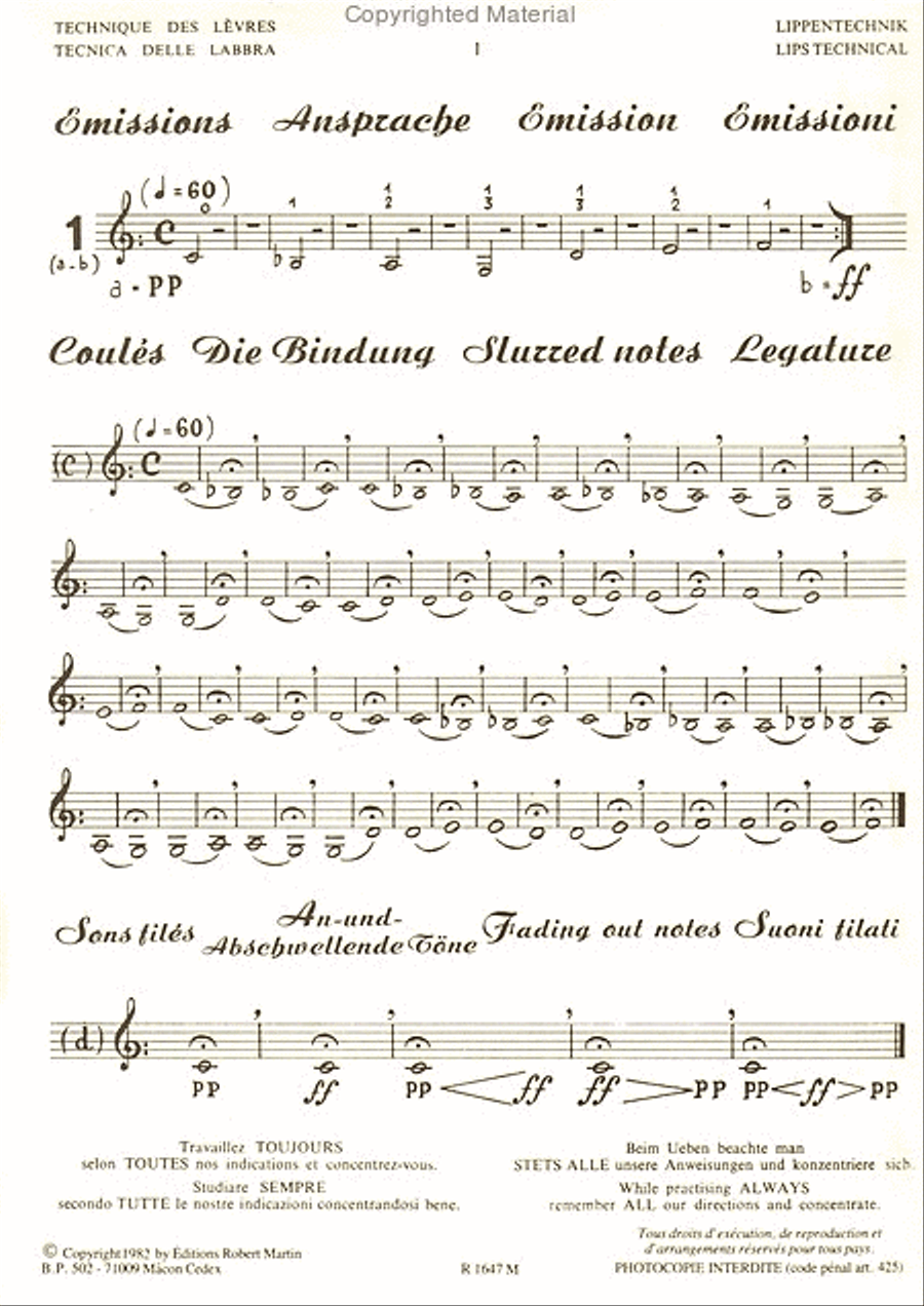 La Technique des lèvres La Technique des lèvres Trumpet scores gallery preview page 2