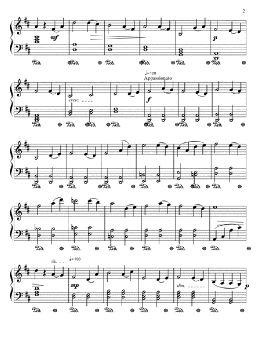 Chestnut Waters Easy Piano scores gallery preview page 2