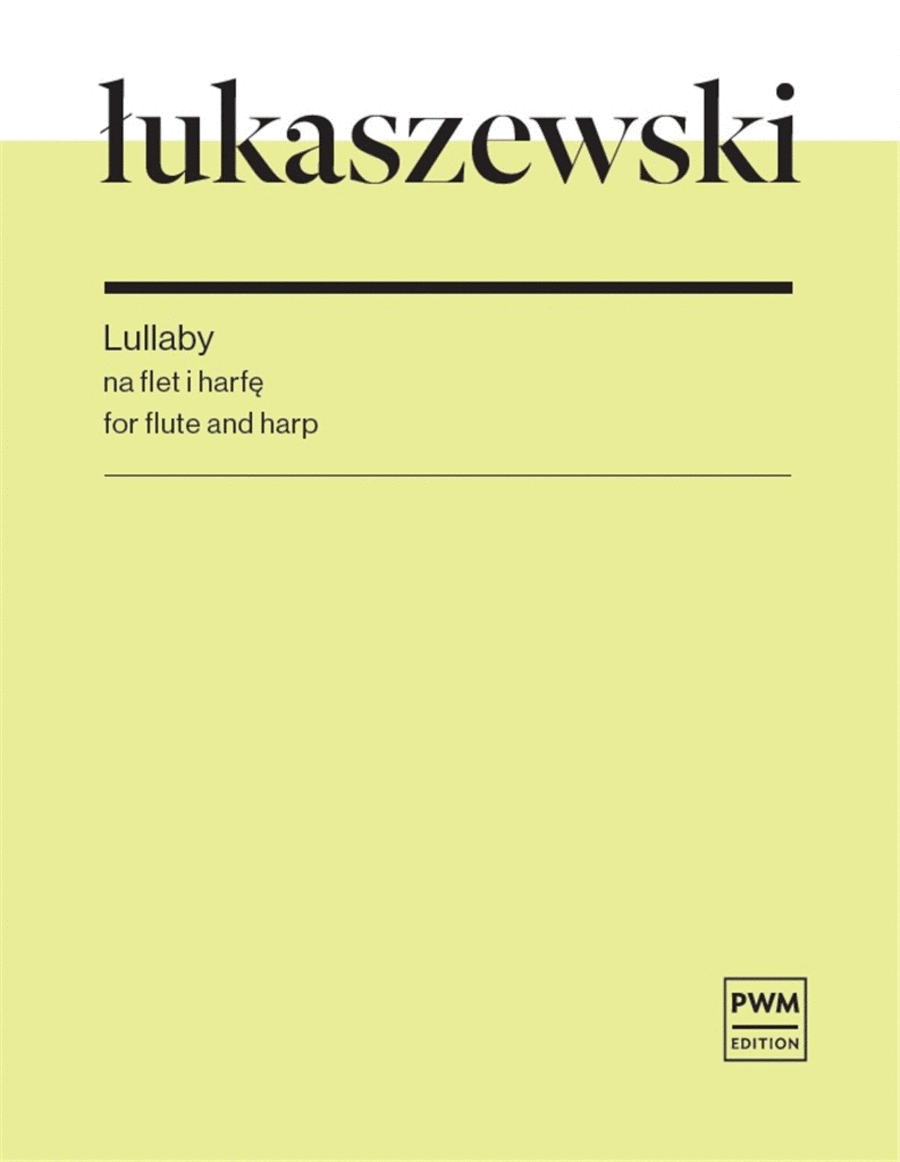Lullaby For Flute And Harp Flute scores gallery preview page 1