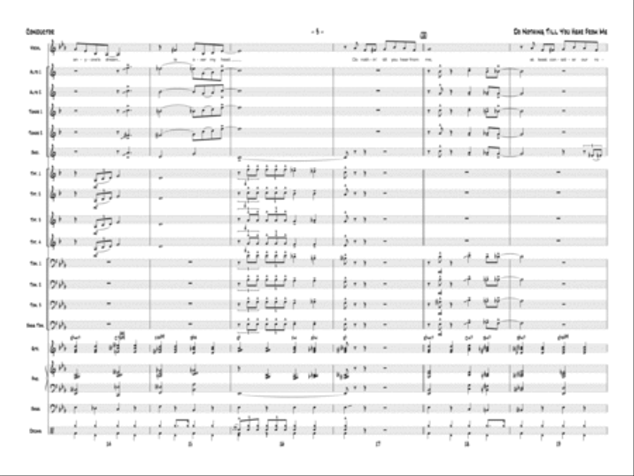 Do Nothing Till You Hear from Me: Score Jazz Ensemble scores gallery preview page 5