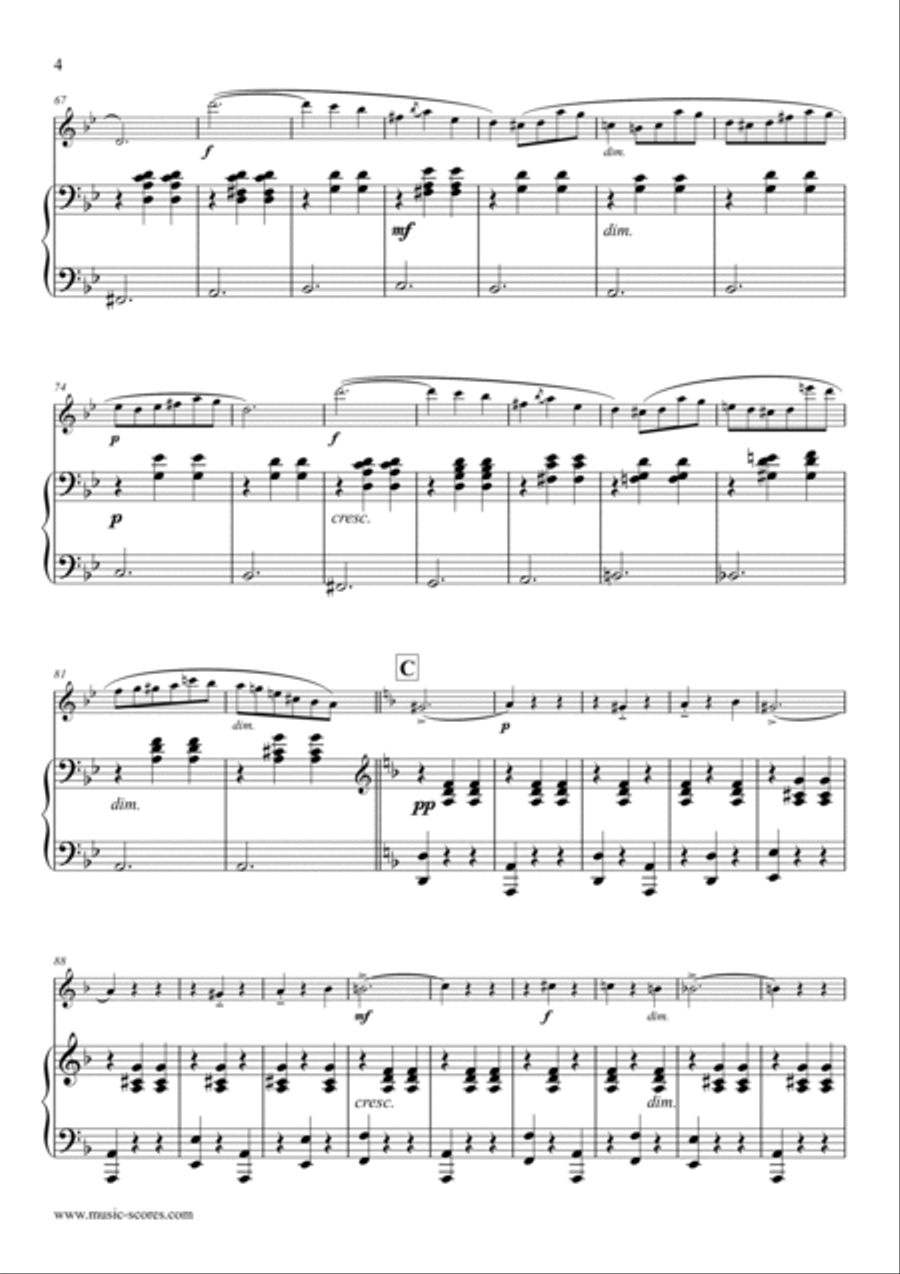 Godard - Valse - No.3 from Op. 116 Suite de 3 Morceaux - Flute Flute Solo scores gallery preview page 4