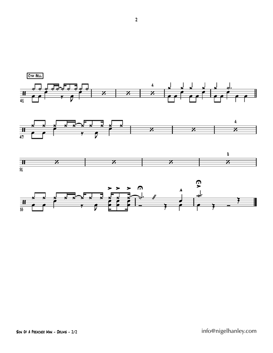 Son Of A Preacher Man Jazz Ensemble scores gallery preview page 5