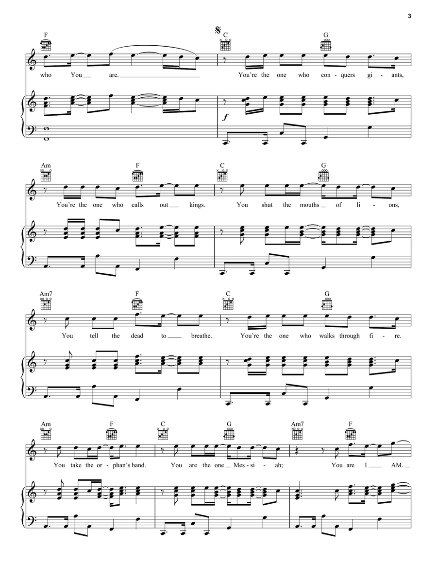 You Are I Am Guitar scores gallery preview page 3