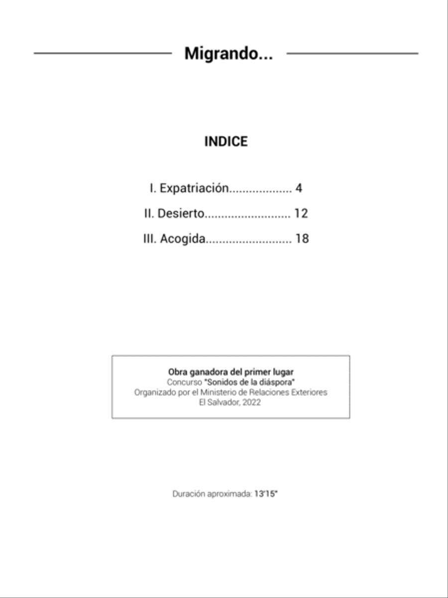 Migrando... String Quartet scores gallery preview page 3