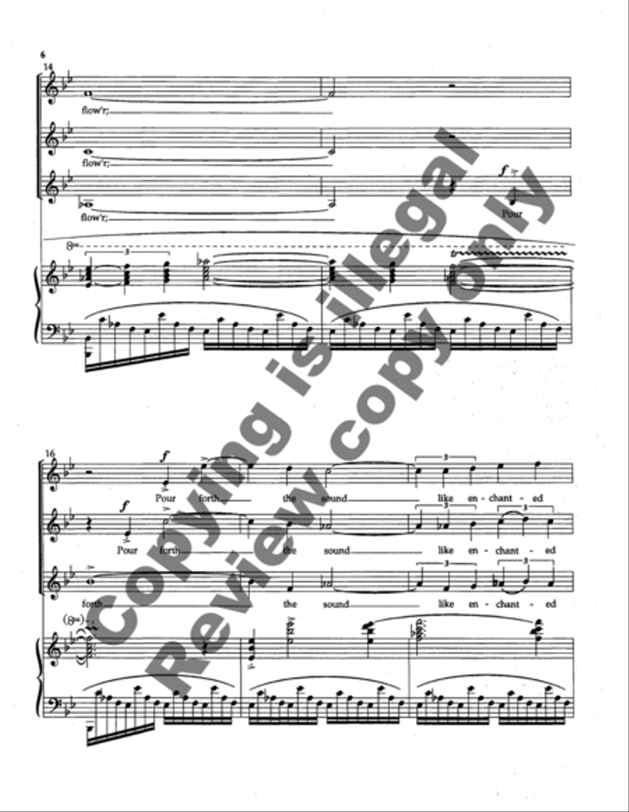 In Praise of Music In Praise of Music SSAA scores gallery preview page 12