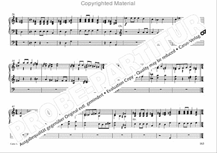 Freiburger Orgelbuch: Stammteil Organ Solo scores gallery preview page 164