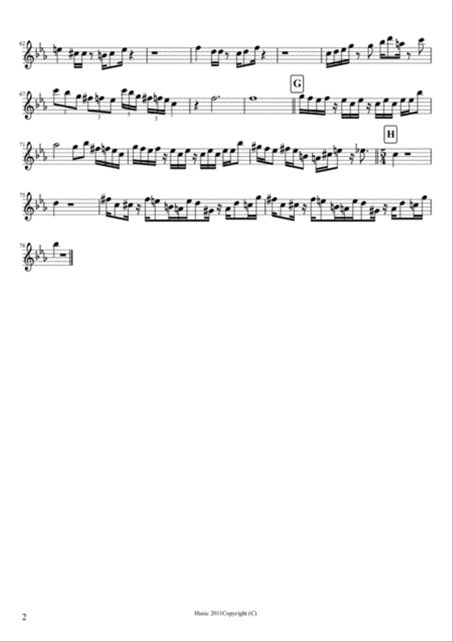 Stage Band South Theme Jazz Ensemble scores gallery preview page 6