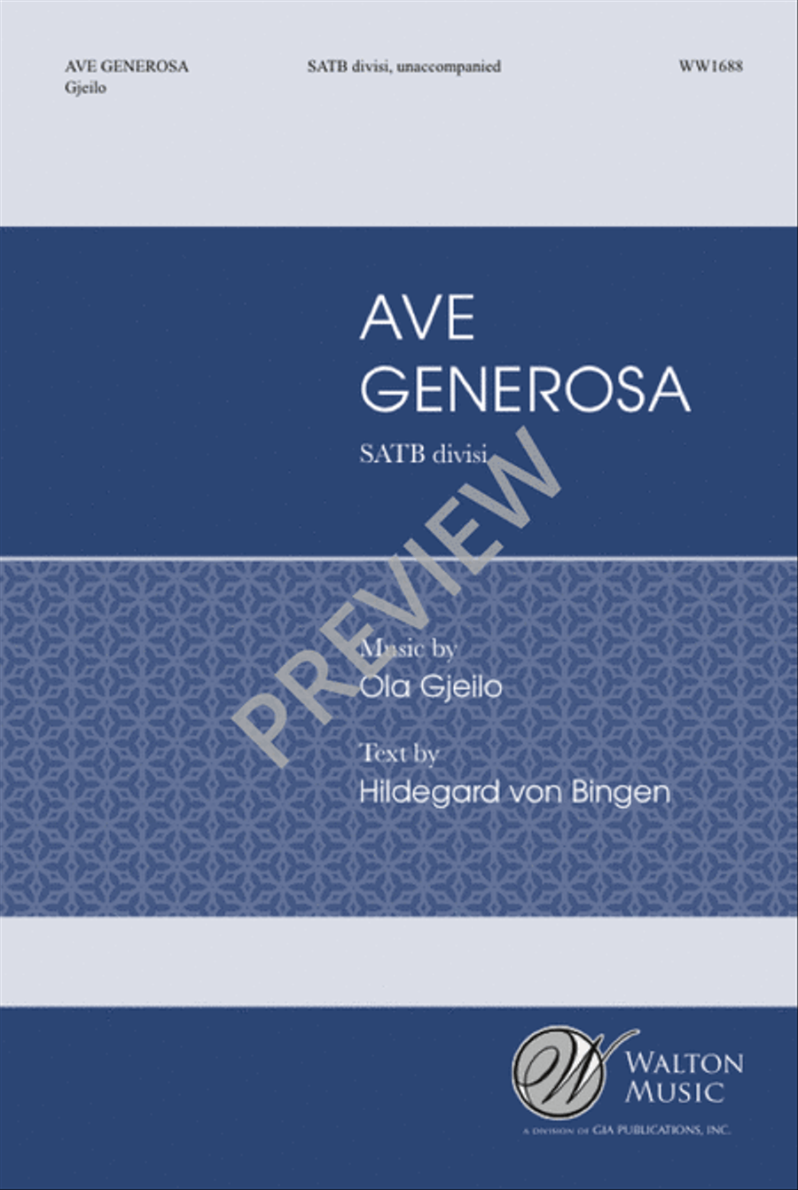 Ave Generosa (SATB) Divisi scores gallery preview page 2
