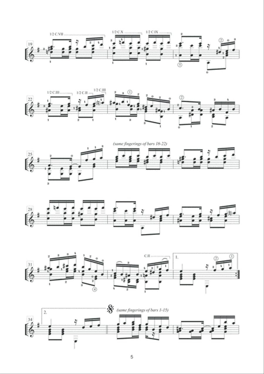 Ernesto Nazareth Guitar Solo Anthology Acoustic Guitar scores gallery preview page 6
