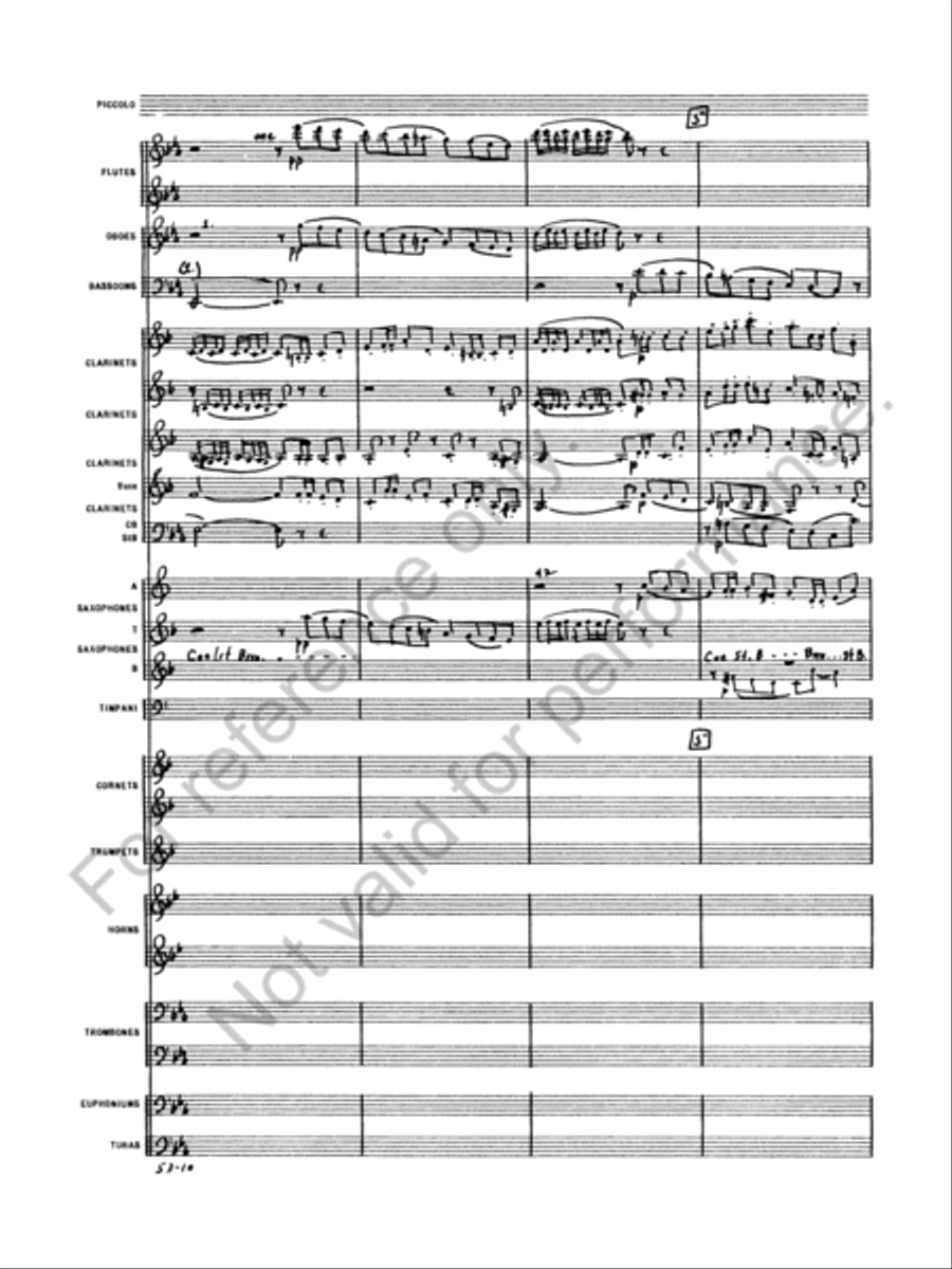 Symphony No. 6 Concert Band scores gallery preview page 12