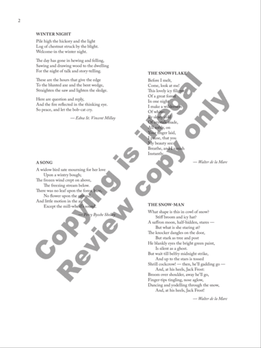 Winter Windows Baritone Voice scores gallery preview page 18