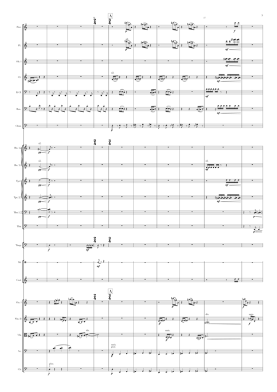 Davide Tammaro: TEMPUS per orchestra (ES-22-056) - Score Only Full Orchestra scores gallery preview page 5