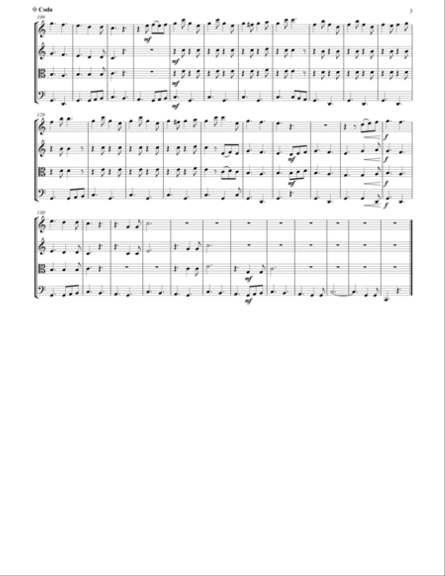 Songs of the Poets Songs of the Poets String Quartet scores gallery preview page 4