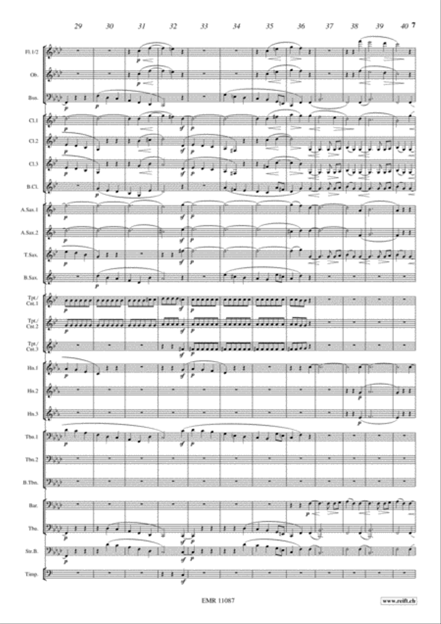 Egmont Egmont Concert Band scores gallery preview page 8