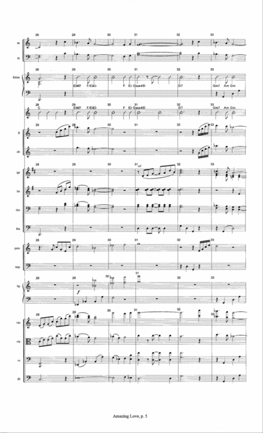 Amazing Love Choir scores gallery preview page 6